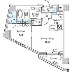 primalead南青山 1LDKの間取図画像
