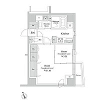 TRACK向ヶ丘遊園 0203 ｜ 神奈川県川崎市多摩区登戸（賃貸マンション1LDK・2階・50.16㎡） その2