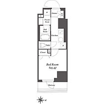 アルファプライム亀戸 0907 ｜ 東京都江東区亀戸（賃貸マンション1K・9階・25.08㎡） その2