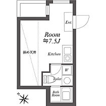 ルクレ神宮前 0301 ｜ 東京都渋谷区神宮前（賃貸マンション1R・2階・16.73㎡） その2