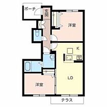 シャーメゾン今福 102 ｜ 兵庫県加古川市尾上町今福479-1（賃貸アパート2LDK・1階・53.25㎡） その2