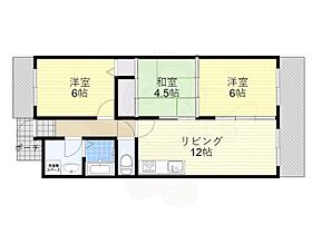 シャルマンコーポくずは3  ｜ 大阪府枚方市南楠葉２丁目（賃貸マンション3LDK・1階・60.50㎡） その2