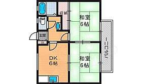 サンビレッジ枚方B棟 B202 ｜ 大阪府枚方市田口１丁目（賃貸アパート3LDK・2階・40.92㎡） その2