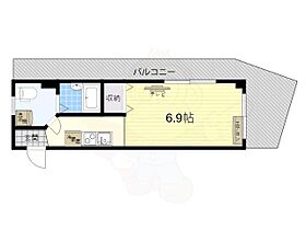 SUNSUMAI三栗  ｜ 大阪府枚方市三栗１丁目（賃貸マンション1R・3階・22.63㎡） その2