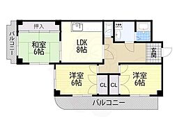 サンビレッジ長尾 2階/-