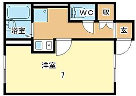 プランドール 103 ｜ 兵庫県高砂市高砂町木曽町（賃貸アパート1K・1階・23.68㎡） その2