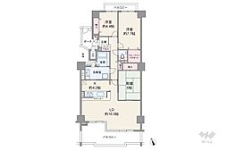 間取図画像 3LDK