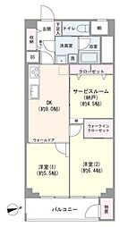 パークサイド船橋 2SDKの間取図画像