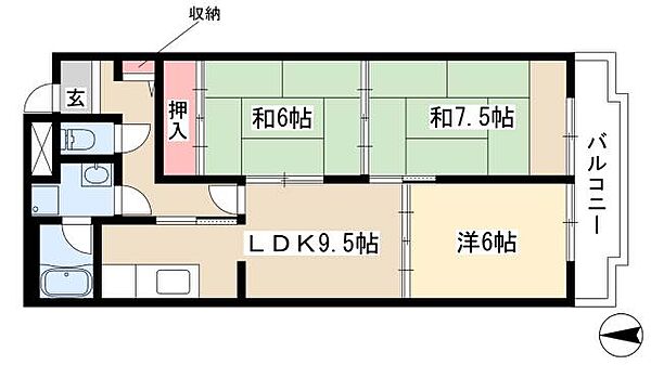 レジデンス泉 ｜愛知県名古屋市東区泉1丁目(賃貸マンション3LDK・10階・65.52㎡)の写真 その2