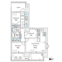 物件の間取り