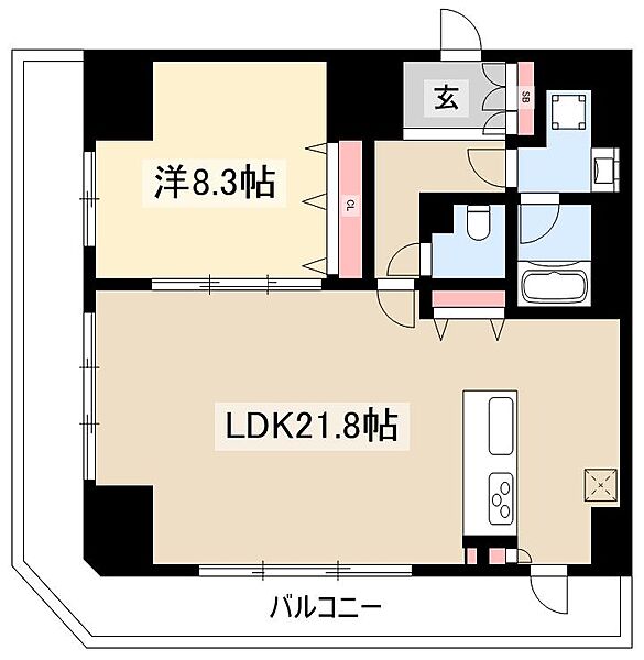 セイワパレス丸の内駅前 ｜愛知県名古屋市中区丸の内2丁目(賃貸マンション1LDK・14階・65.53㎡)の写真 その2