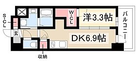 エステムコート名古屋新栄Vラポール  ｜ 愛知県名古屋市中区新栄町2丁目2105-1(地番)（賃貸マンション1DK・5階・28.60㎡） その2