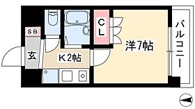 エクセルシオール金山  ｜ 愛知県名古屋市熱田区金山町1丁目15-4（賃貸マンション1K・8階・21.45㎡） その2