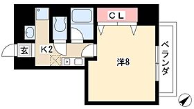 アーバンコート小松  ｜ 愛知県名古屋市昭和区阿由知通1丁目1（賃貸マンション1K・3階・26.73㎡） その2