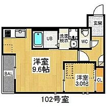 GRANDTIC PECORA  ｜ 愛知県名古屋市中川区柳堀町8-3-2（賃貸アパート1LDK・1階・32.55㎡） その2