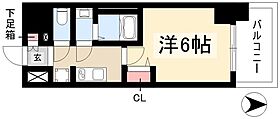 プレサンス東別院セレニス  ｜ 愛知県名古屋市中区平和1丁目2103（賃貸マンション1K・6階・21.83㎡） その2