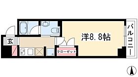 COZY阿由知通  ｜ 愛知県名古屋市昭和区阿由知通1丁目20-6（賃貸マンション1K・7階・26.75㎡） その2