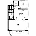 中駒青柳ハイツ2階7.6万円