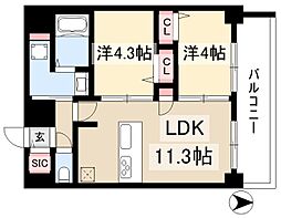 プレサンス名古屋菊井セルカ 11階