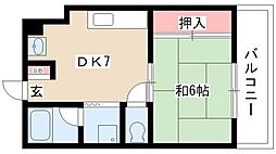 間取図画像 1DK