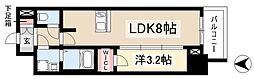 クレヴィスタ名古屋上前津 13階1LDKの間取り