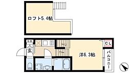 ハーモニーテラス十番II 2階