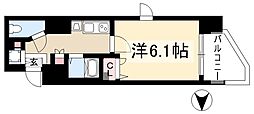 プレサンス鶴舞グリーンパーク 1Kの間取図画像