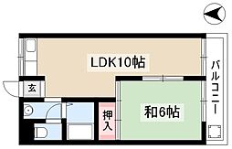 ママビルディング 1LDKの間取図画像