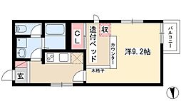 レイディエンス丸の内 1Kの間取図画像
