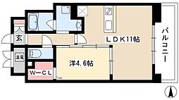 ナヴィリオパラッツォ 1LDKの間取図画像