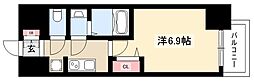 ファステート名古屋駅前ドリーム 1Kの間取図画像