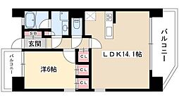 KAMIMAEZURISE 1LDKの間取図画像