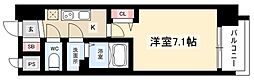 ディアレイシャス上前津 1Kの間取図画像