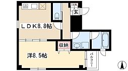 アメニティ幅下 1LDKの間取図画像