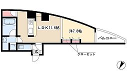 さくらヒルズフジミ 1LDKの間取図画像