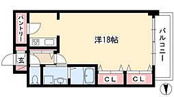 リーヴァストゥーディオ丸の内 ワンルームの間取図画像