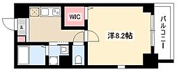 ノイグランツD 1Kの間取図画像