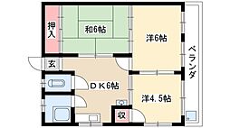森部ビル 3DKの間取図画像
