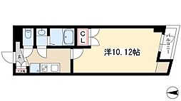 アビターレ豊前 1Kの間取図画像