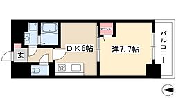 アーデルドルフ 1DKの間取図画像
