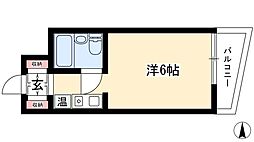 ダイアパレス大須第2 1Kの間取図画像