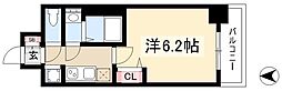 プレサンス千種駅前レイズ 1Kの間取図画像