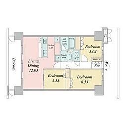 ラフィシア上前津 3LDKの間取図画像