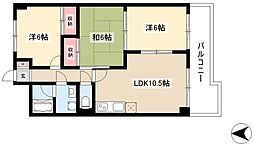 アーバン滝子 3LDKの間取図画像