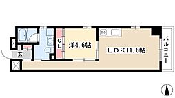 ザ・テラス丸の内 1LDKの間取図画像