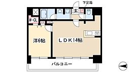 ファーストレジデンス栄 1LDKの間取図画像