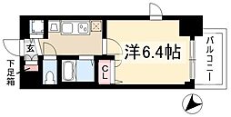 プレサンス鶴舞公園WEST 1Kの間取図画像