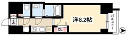 プレサンス広小路通パルス 1Kの間取図画像