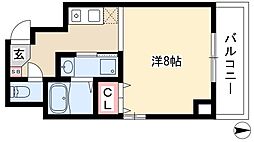 サン・錦本町ビル 1Kの間取図画像