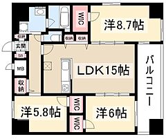 物件の間取り
